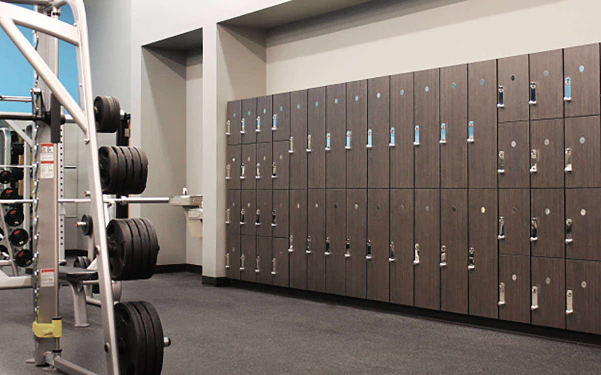 Highend Brikley Phenolic Lockers For Gym, Fashion Style HPL Lockers